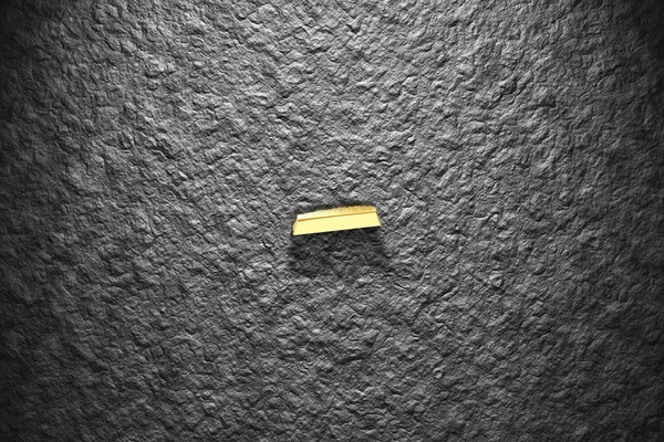 Ouro estucado na textura da rocha — Fotografia de Stock