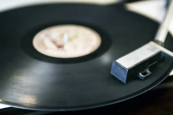 Record player close up shot. — Stock Photo, Image