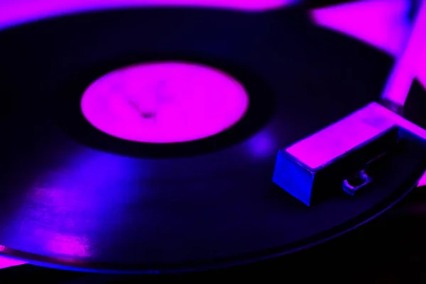 Record player close up shot. — Stock Photo, Image