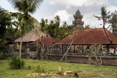 Geleneksel Balinese görünümünden dışında ev.