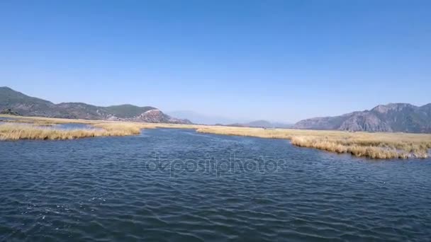 Között Nád Mugla Marmaris Icmeler Dalyan Módja — Stock videók