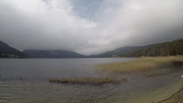 Timelapse Βίντεο Από Μπολού Λίμνη Abant Τουρκία Ακατέργαστο Υλικό Δεν — Αρχείο Βίντεο