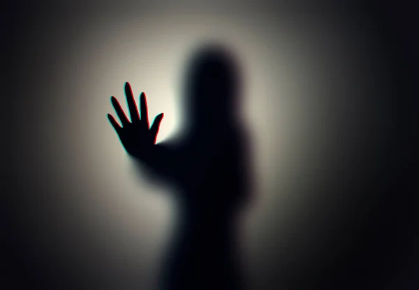 Ghost kéz nő változat — Stock Fotó