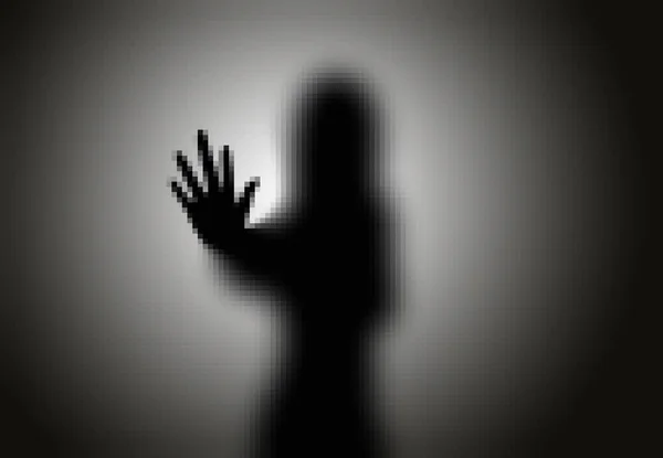 Εκδοχή γυναίκα χέρι φάντασμα — Φωτογραφία Αρχείου