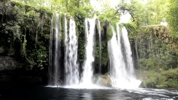 Filmagem Duden Cachoeiras Antalya Turquia — Vídeo de Stock