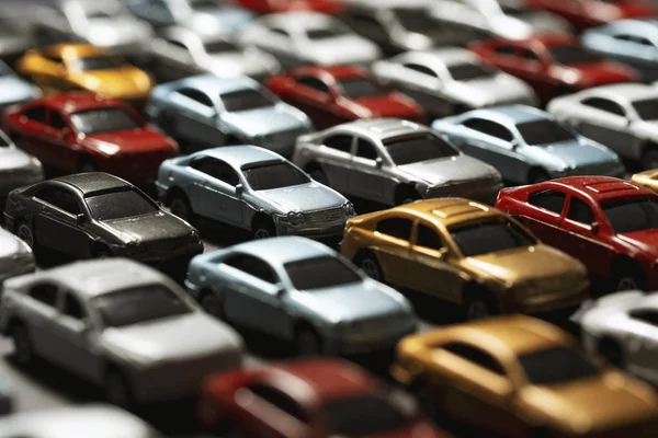 Close up shot of parked cars. — Stock Photo, Image