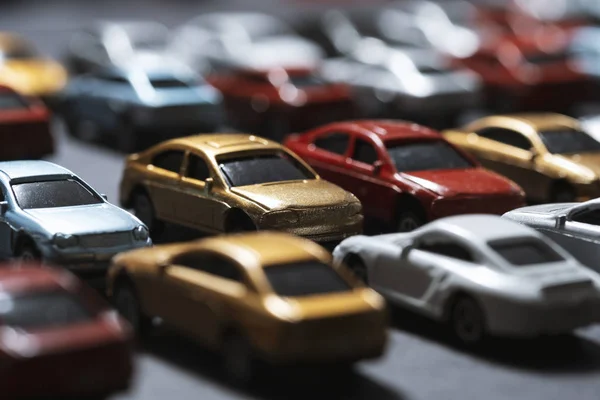 Close up shot of parked cars. — Stock Photo, Image