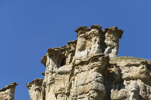 Fairy chimney rocks at Kula Manisa. — Stock Photo, Image