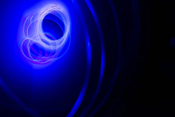 Abstract background with blue color light painting — Stock Photo, Image