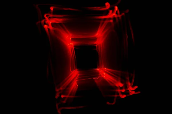 Abstract background with red color light painting — 스톡 사진