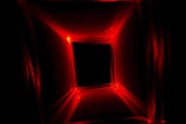 Abstract background with red color light painting — 스톡 사진