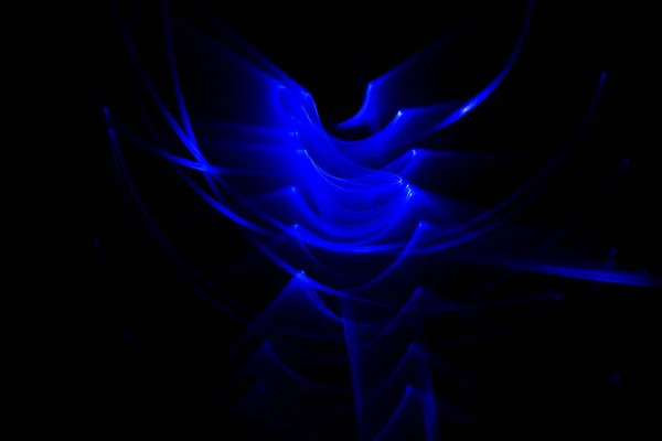 Abstract background with blue color light paintng. — Stock Photo, Image