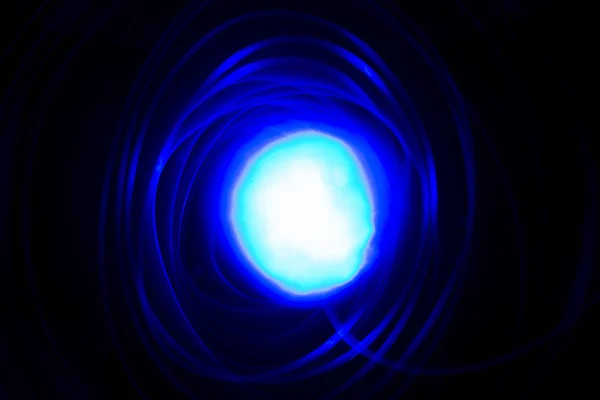 Fundo abstrato com pintura de luz cor azul — Fotografia de Stock