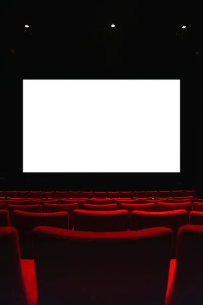 Cinéma Avec Fauteuils Vides Rideau Cinéma Vide — Photo