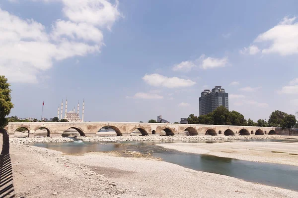 อะดานา นายน 2019 ดกลางอะดานาซ ฮาน ใกล ฮานท สะพานห นประว ศาสตร — ภาพถ่ายสต็อก