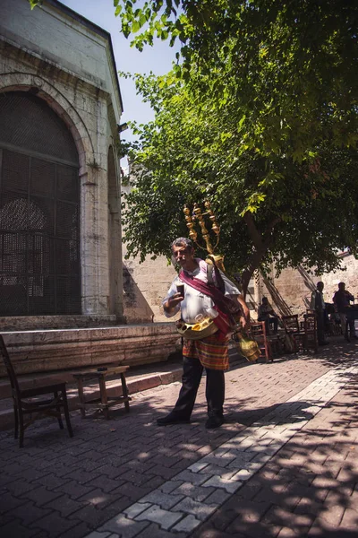 Adana Turkey June 2019 Portrait Traditional Sira Drink Seller Traditional — Stock Photo, Image