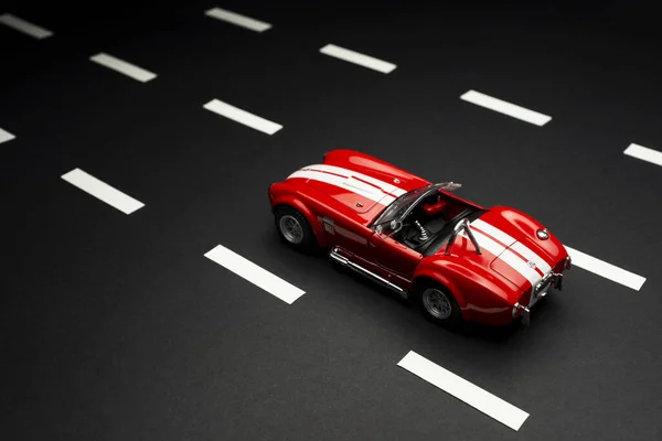 Izmir Turkey July 2019 Top Rear View Red Ford Shelby — Stock Photo, Image