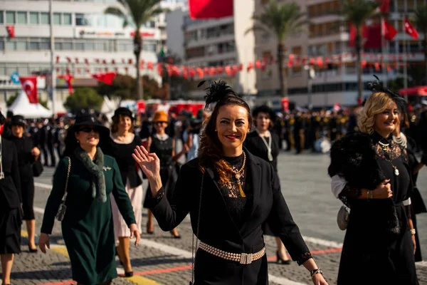 Izmir Türkei Oktober 2019 Porträt Einer Modernen Türkischen Frau Tag — Stockfoto