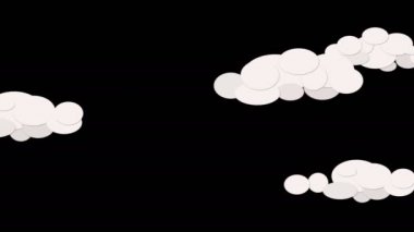 These are funny clouds cartoon