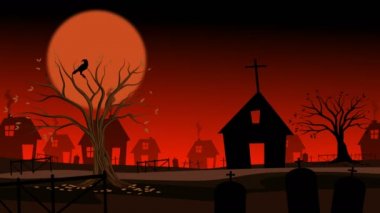 Bu karanlık bir manzara karikatürü.