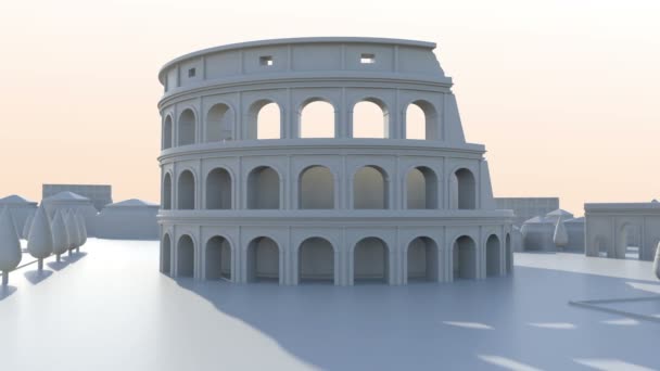 Roma Nın Kapalı Bir Geçmişi — Stok video