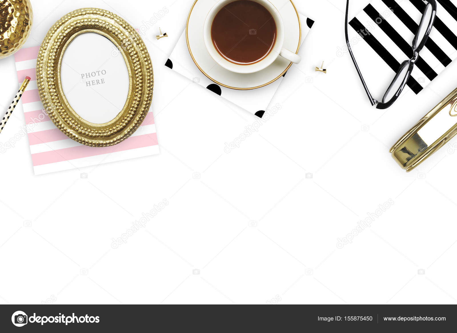 Accessoires Bureau Rose Gold