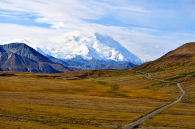 Görkemli Sonbahar 'da Denali Yolu