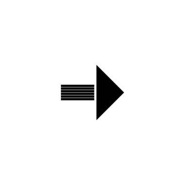 Ok ikonu. İş simgesi. Vektör İnternet okları.