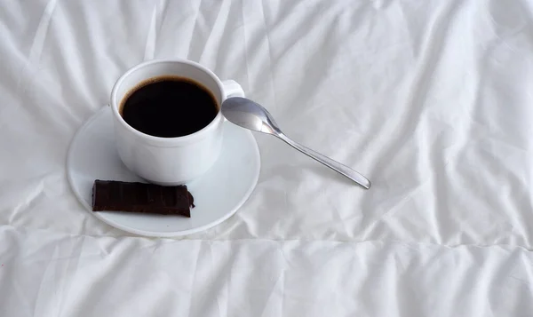 Kawa Kołdrę Wnętrze Minimalizm Przytulność Piękne Tło — Zdjęcie stockowe