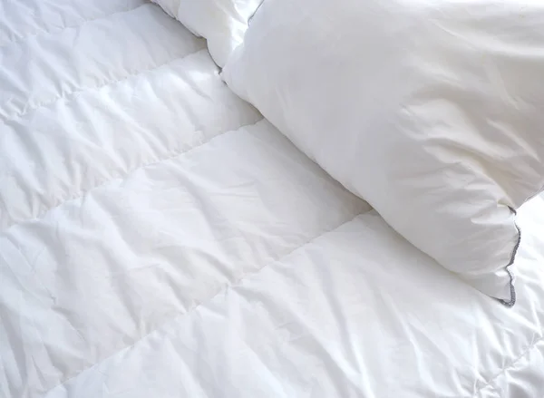 白い柔らかい毛布 美しい質感の背景 — ストック写真
