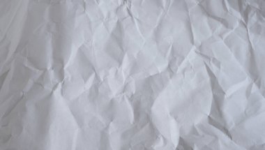 Beyaz buruşmuş kağıt dokusu. Reklam arkaplanı