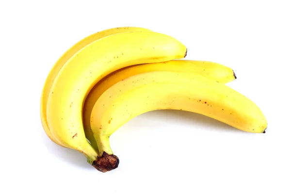 Bananas White Background Fruit — Stock Photo, Image