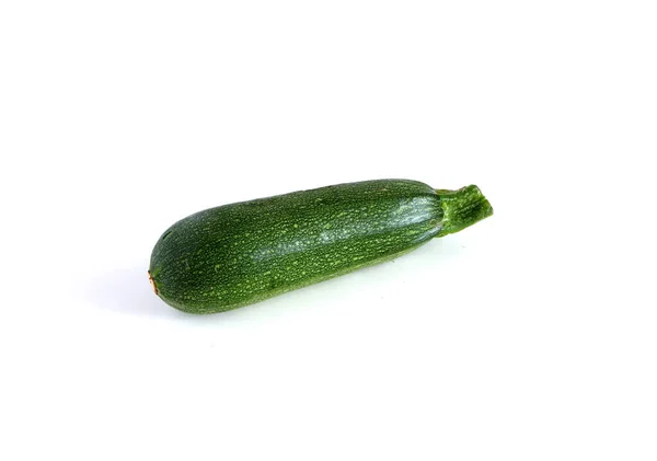 Zucchini White Background Vegetables — Stock Photo, Image