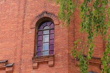 Eski kalenin kulesinin penceresi