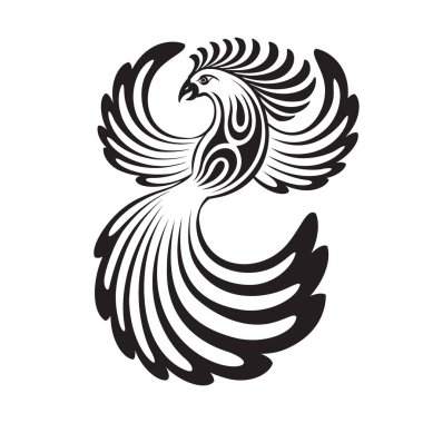 Phoenix açık kanatlı