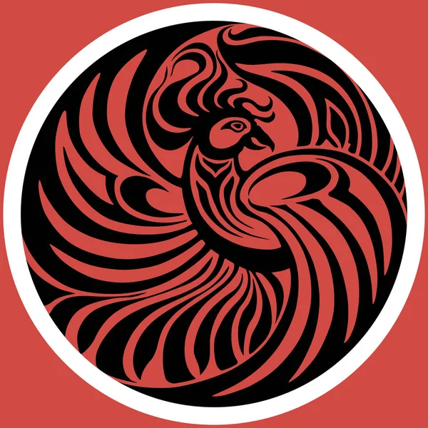 Phoenix embleem — Stockvector