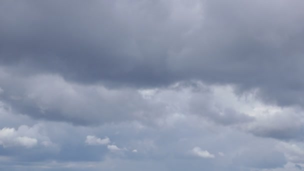 Caducidad Temporal Nubes Esponjosas Cielo — Vídeos de Stock