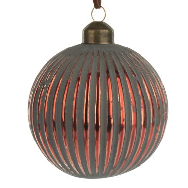 Kırmızı cam yeni yıl balosu izole