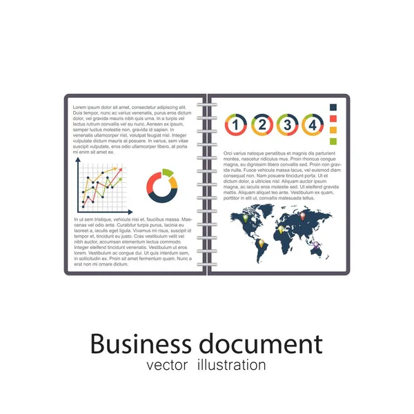 商业文件 平面设计中的矢量图 — 图库矢量图片