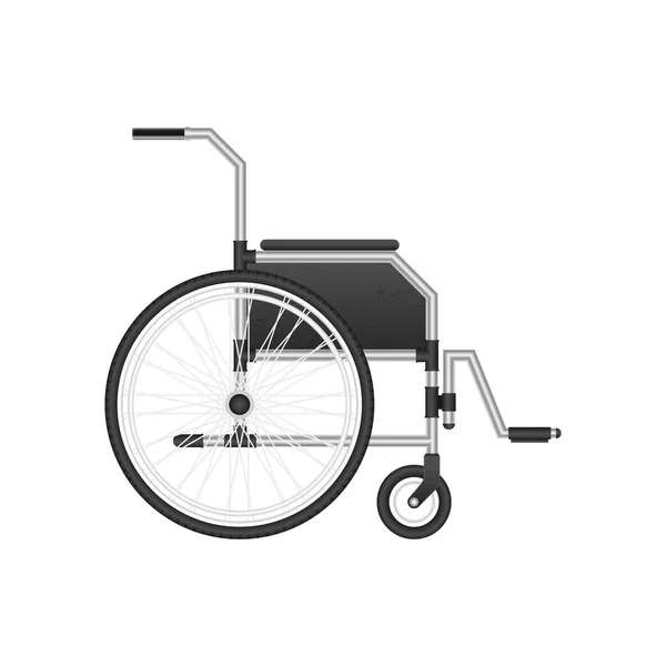 Wheelchair Vector Illustration Isolated White Background — Stock Vector