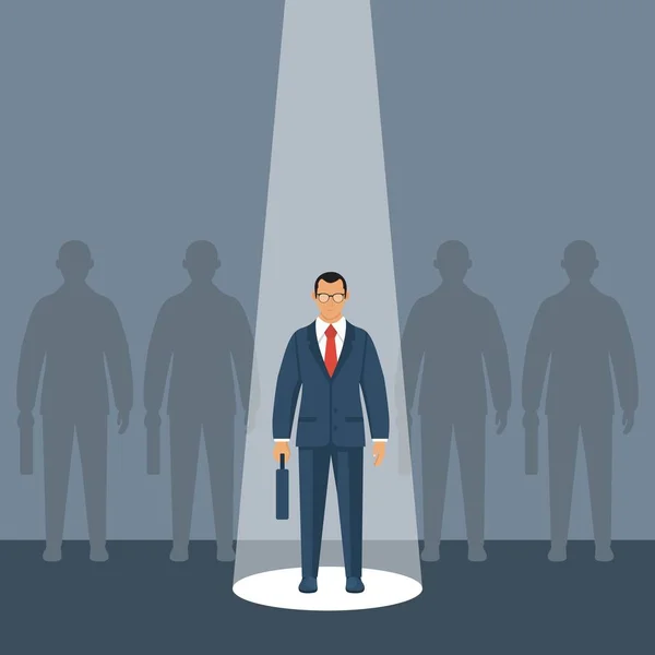 Choix Personne Engager Concept Vacant Personnel Recrutement Sélection Des Personnes — Image vectorielle