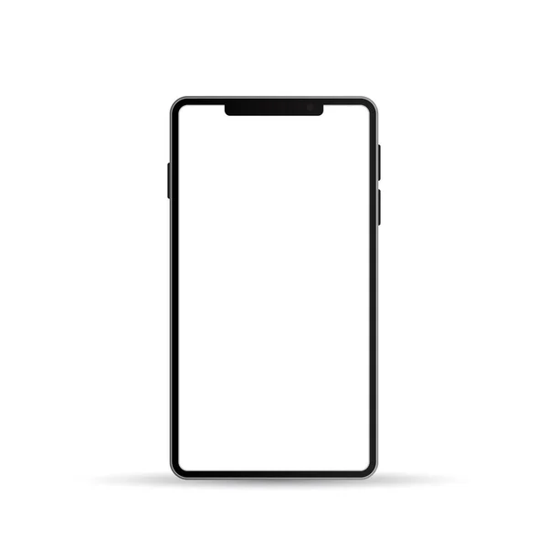 Ilustração Vetor Design Smartphone Isolado Fundo Branco —  Vetores de Stock