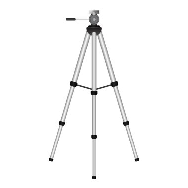 Beyaz arkaplanda izole edilmiş üç ayaklı vektör çizimi