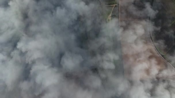 Verticale Drone Schot Vliegen Wolken Gemiddelde Hoogte Het Zuiden Van — Stockvideo