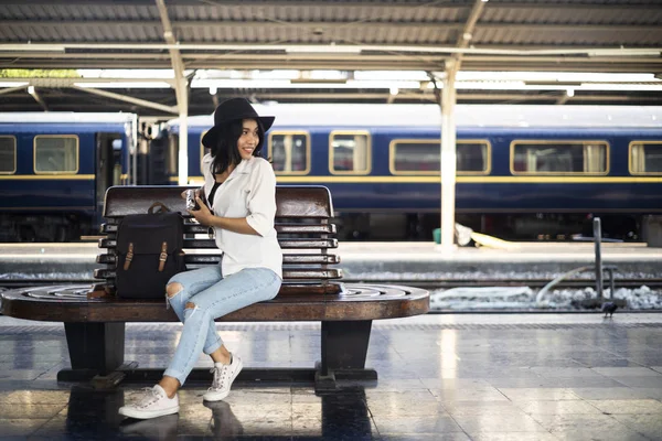 Zurück. — Stockfoto