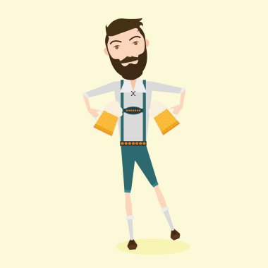 Oktoberfest vektör çizim