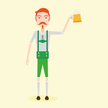 Oktoberfest vektör çizim