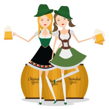 Oktoberfest vektör çizim