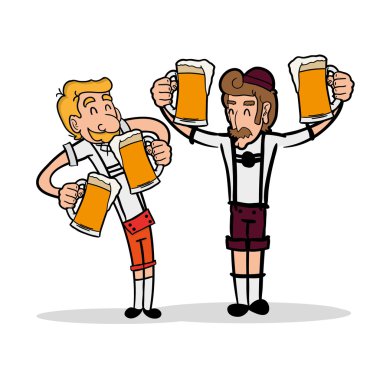 Oktoberfest vektör çizim