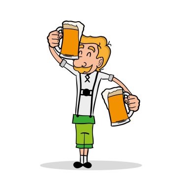 Oktoberfest vektör çizim